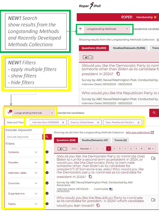 Updates Released to Roper iPoll Roper Center for Public Opinion Research